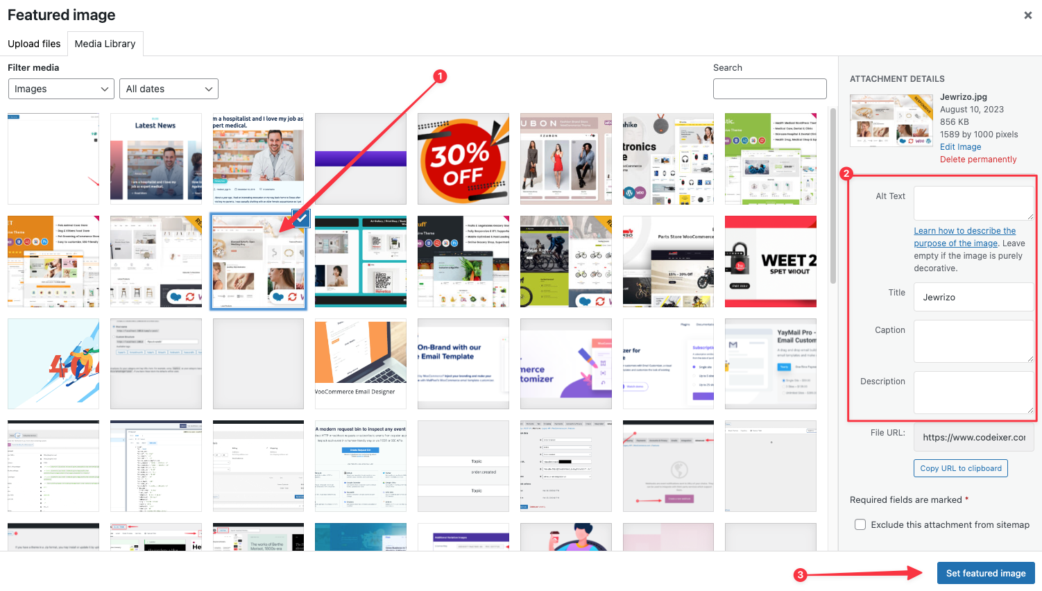 Get Perfect Featured Image Size