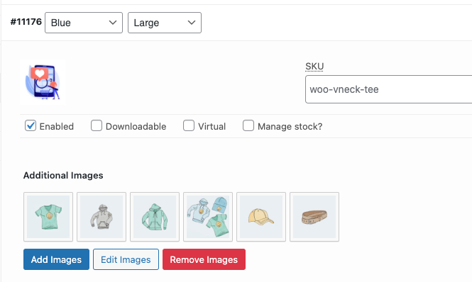 Product Gallery Slider for WooCommerce Additional variation images